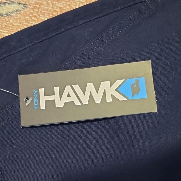 Tony Hawk Stretchy Blue Men's Regular Fit Cotton Spandex Shorts - Size 38 - Picture 4 of 7